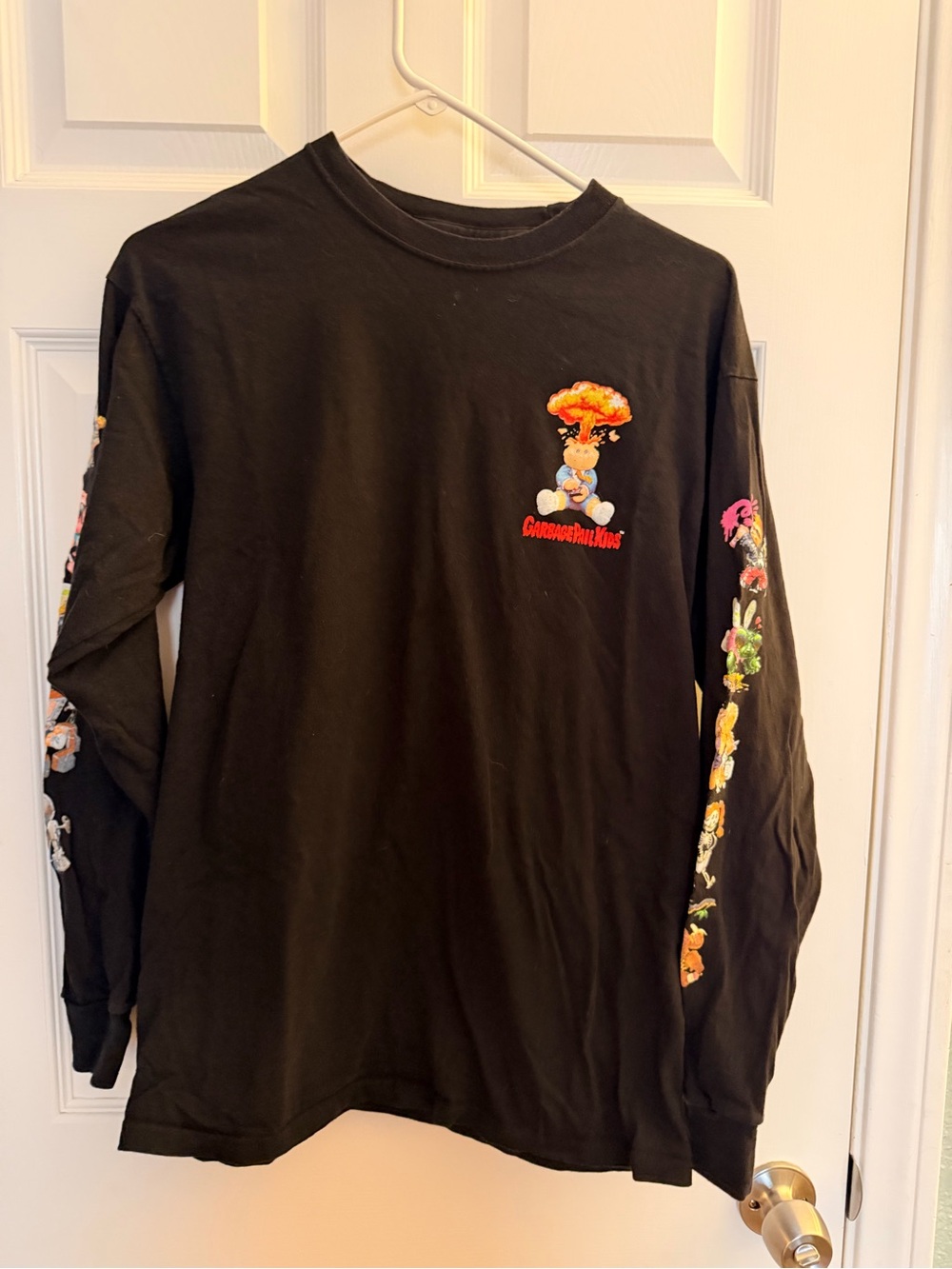 Garbage Pail Kids Black Long-Sleeve Graphic Tee